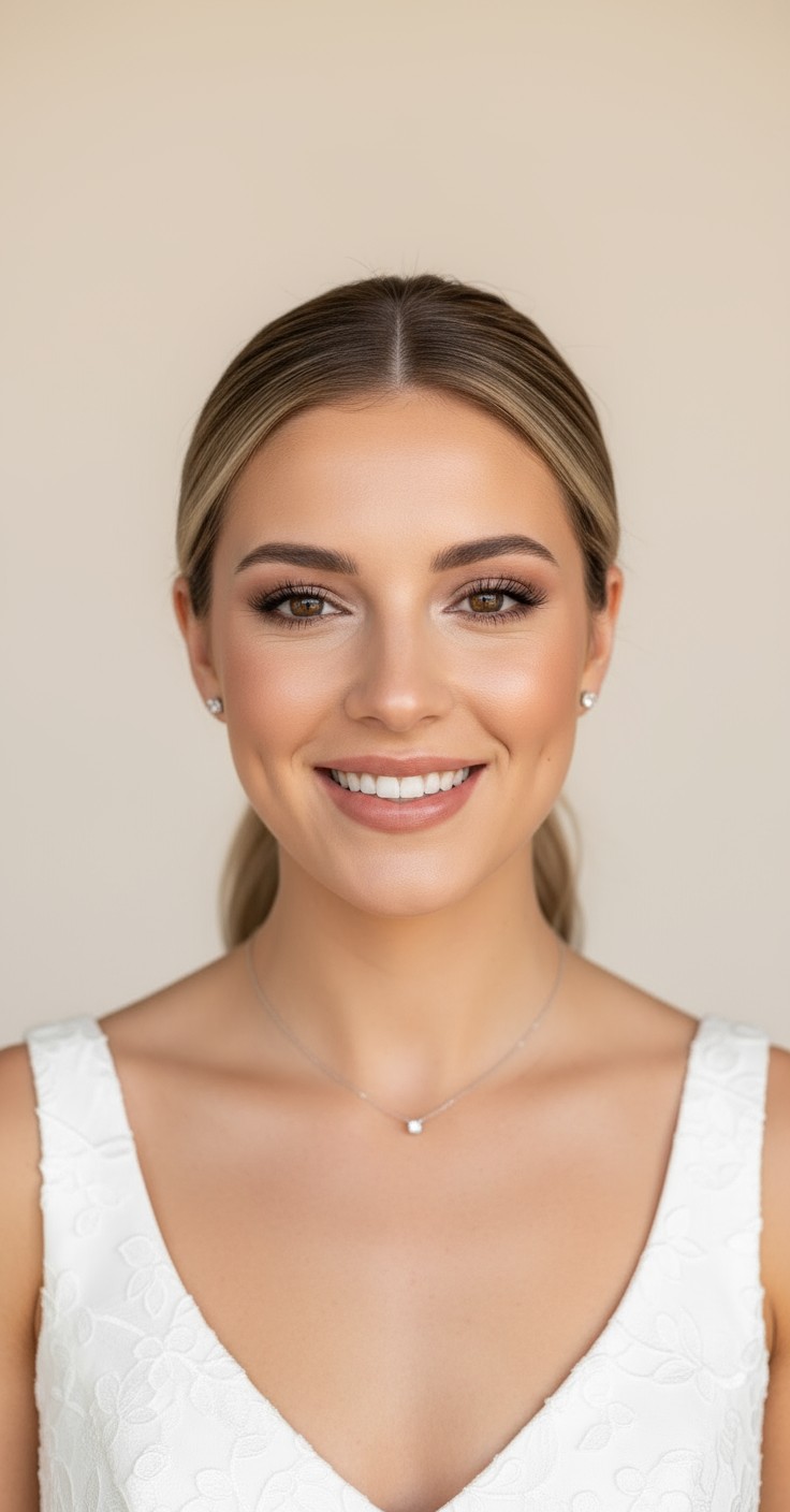 After Wedding Hair Low Ponytail